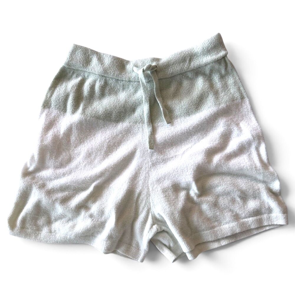 gelato pique mint striped plush lounge set hoodie shorts free size quiet luxury - Picture 5 of 6